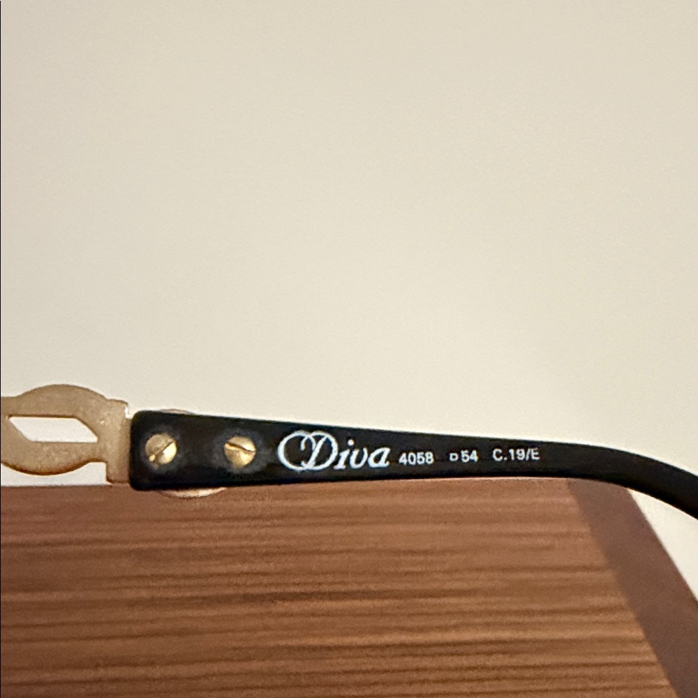 Diva By Eastern States Glasses Frame Vintage 54 C… - image 5